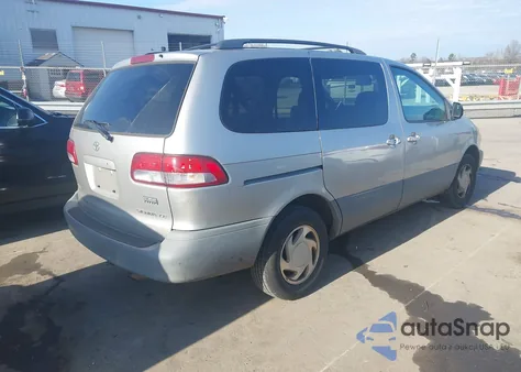 2001 Toyota Sienna Le z USA, uszkodzony, nr VIN 4T3ZF13C21U408871